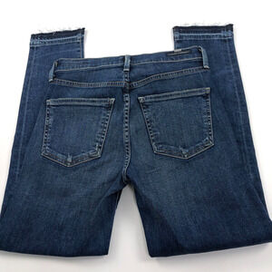 Citizens of Humanity Rocket Crop High Rise Skinny 25 (Fits 26W 26.5L) Cut Off